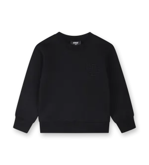 4 Patch Crewneck Black