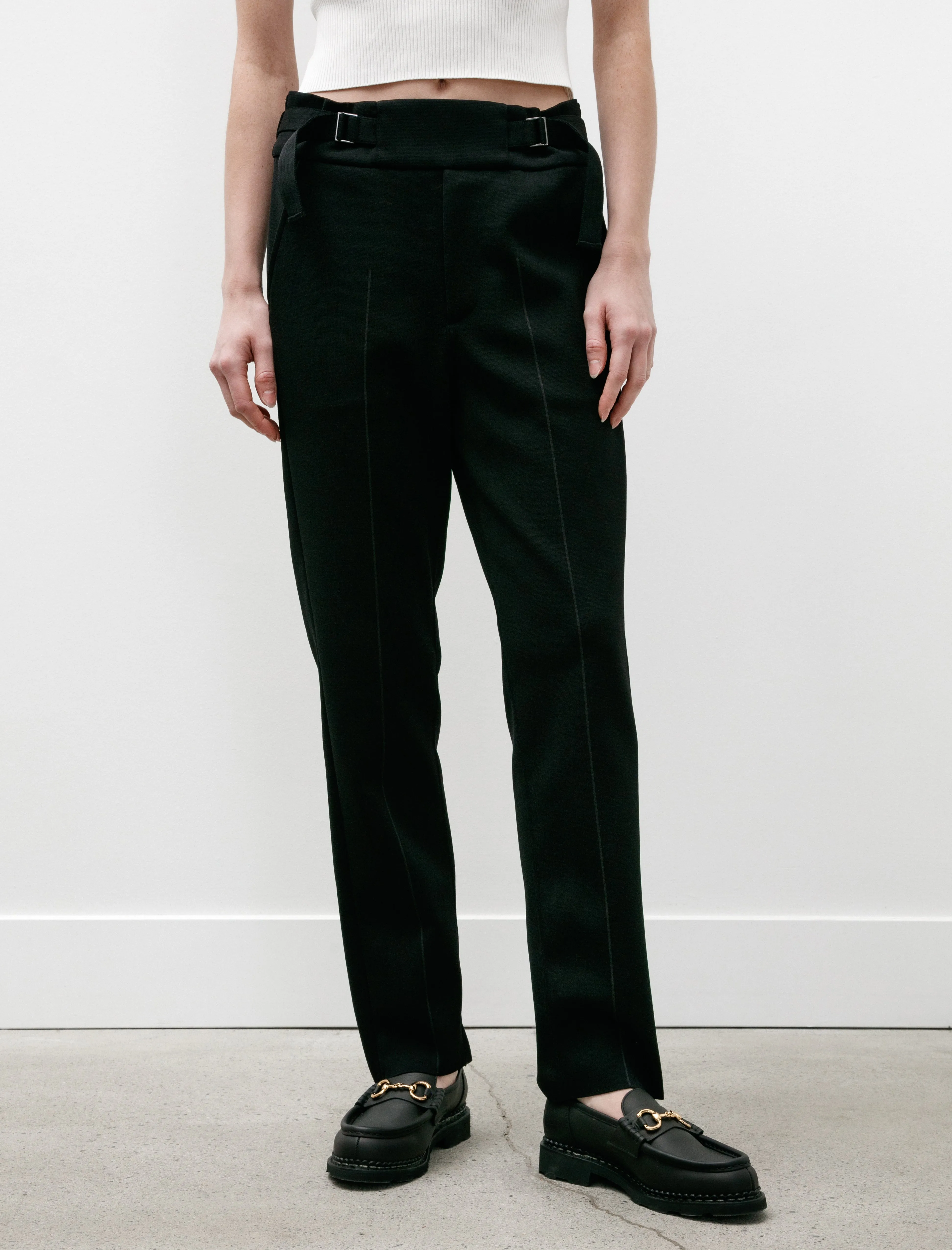 AC Milan Rib Taper Pants Black