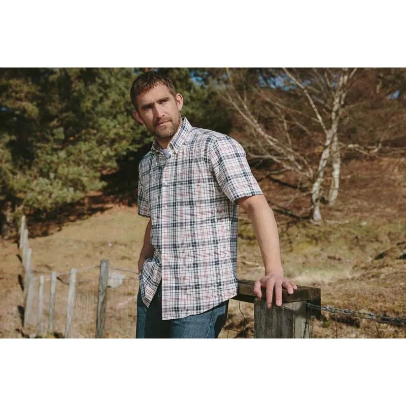 Barbour Drafthill Regular Fit Mens Shirt - Navy