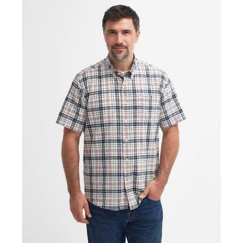 Barbour Drafthill Regular Fit Mens Shirt - Navy