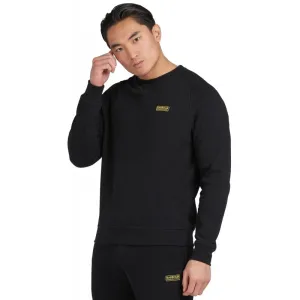 BARBOUR INTERNATIONAL ESSENTIAL CREW NECK SWEAT BLACK