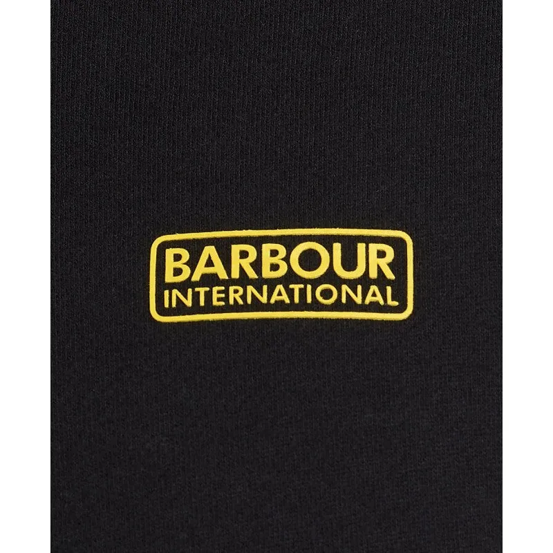 BARBOUR INTERNATIONAL ESSENTIAL CREW NECK SWEAT BLACK