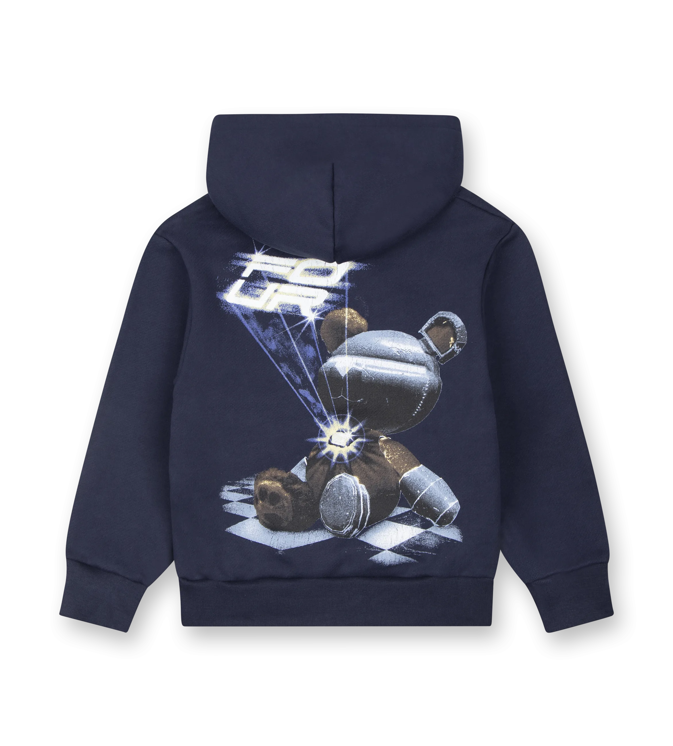 Bear Hoodie Marine Blue