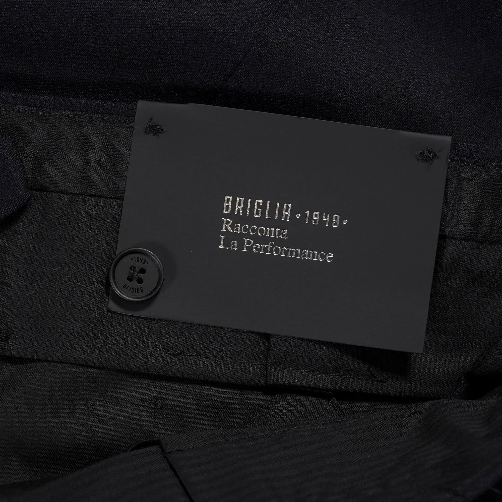 Briglia Flannel Wool Trousers - Navy