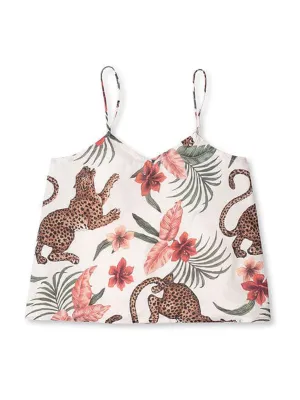 Cami and wide leg set soleia print cream