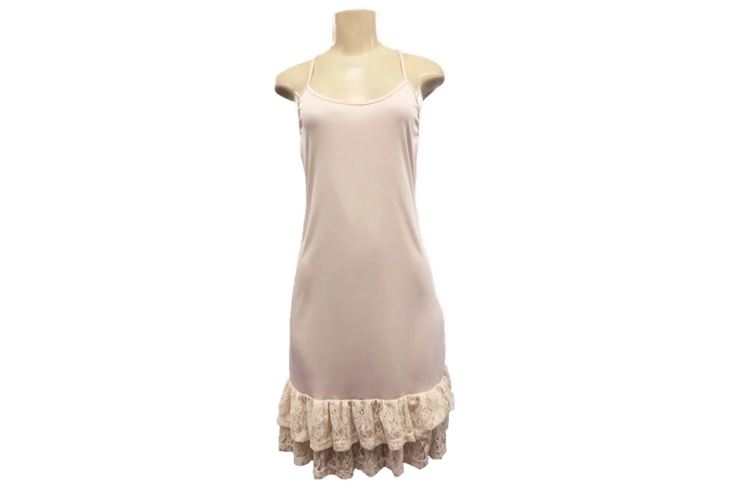 Cami Slip Dress Extender with Crochet Hem