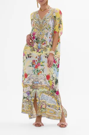 Camilla - Flor Fantastica Slim Fit Kaftan with Split