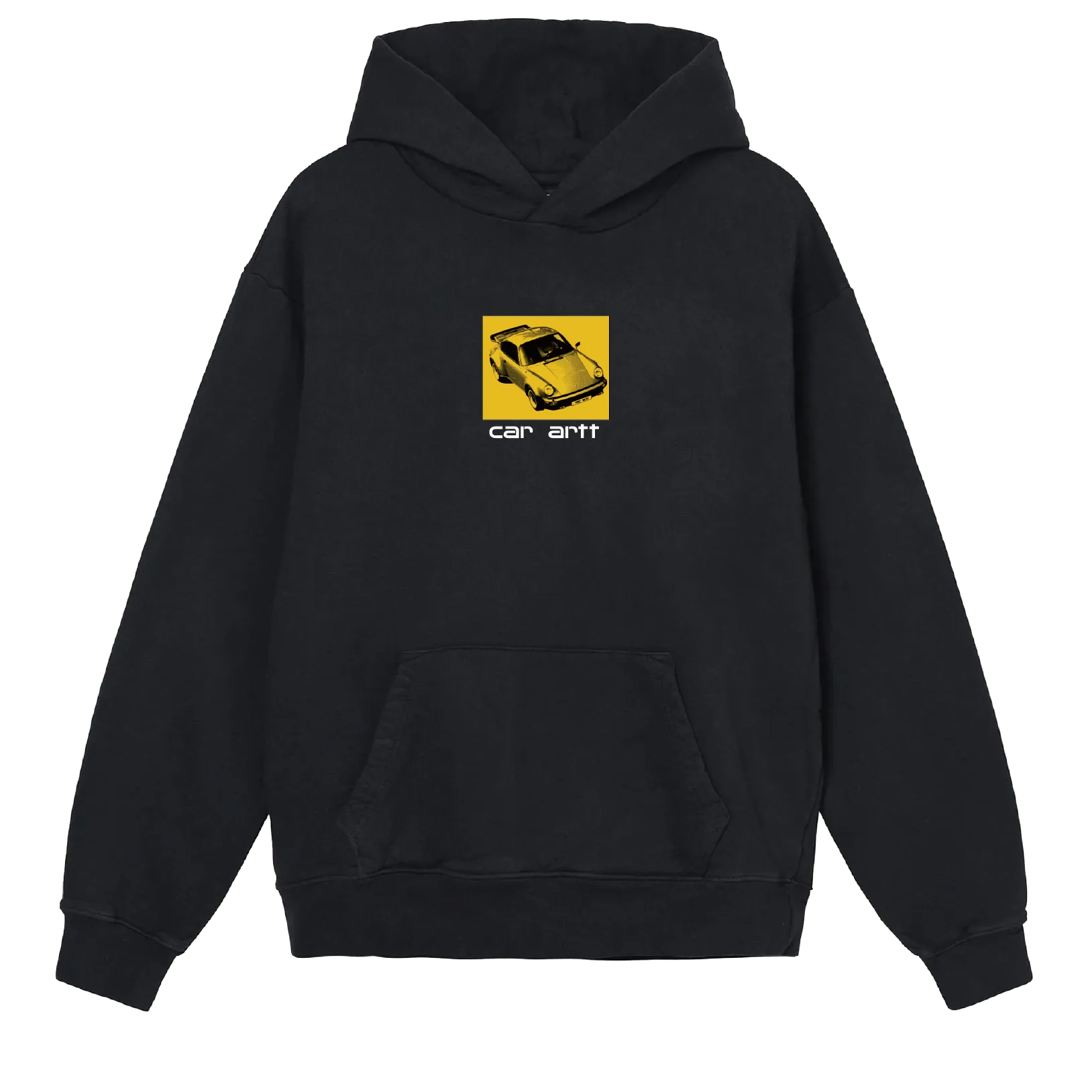 Car artt Yellow Box Hoodie