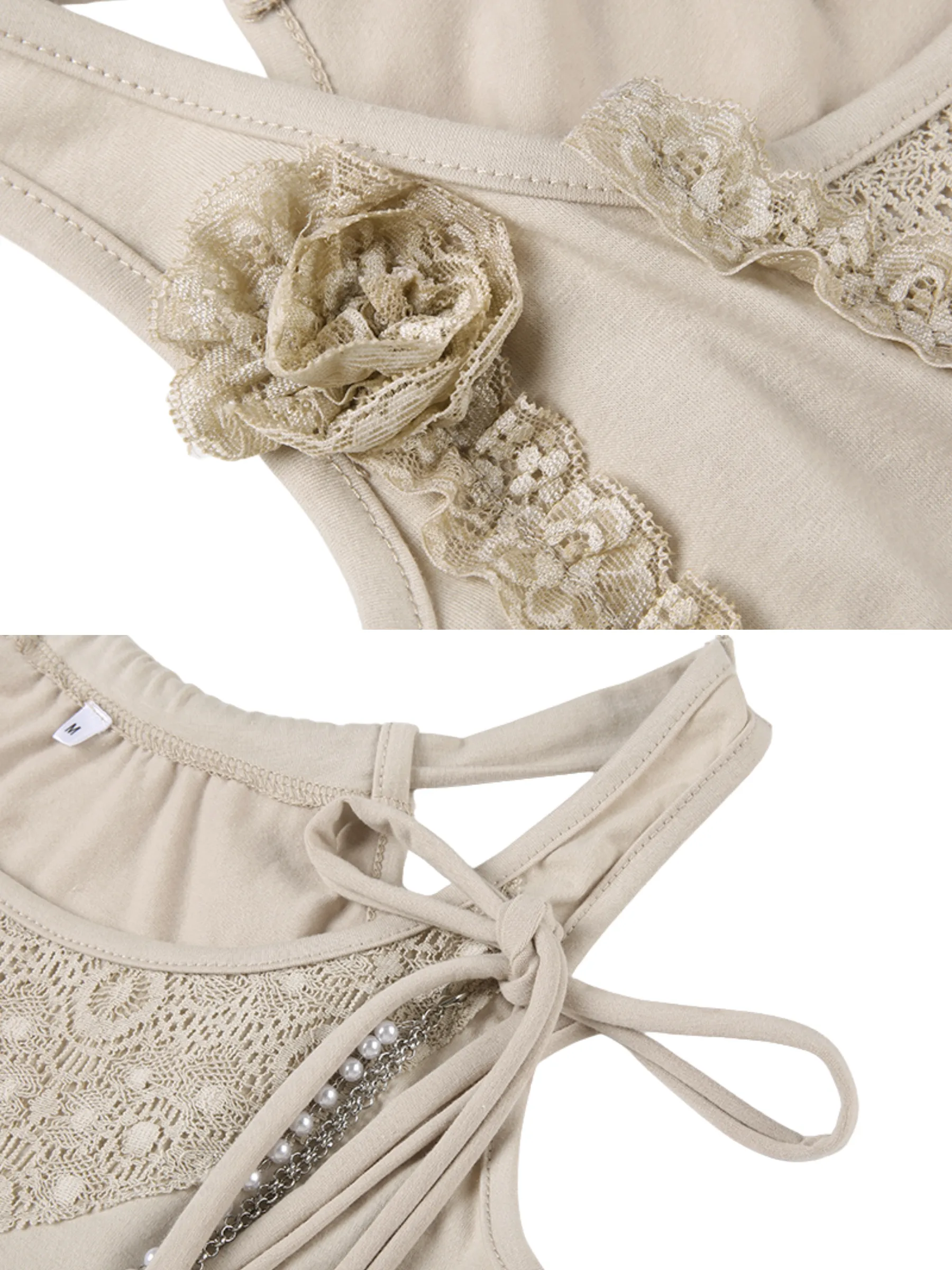 Chrisette Lace Spliced Camisole Top