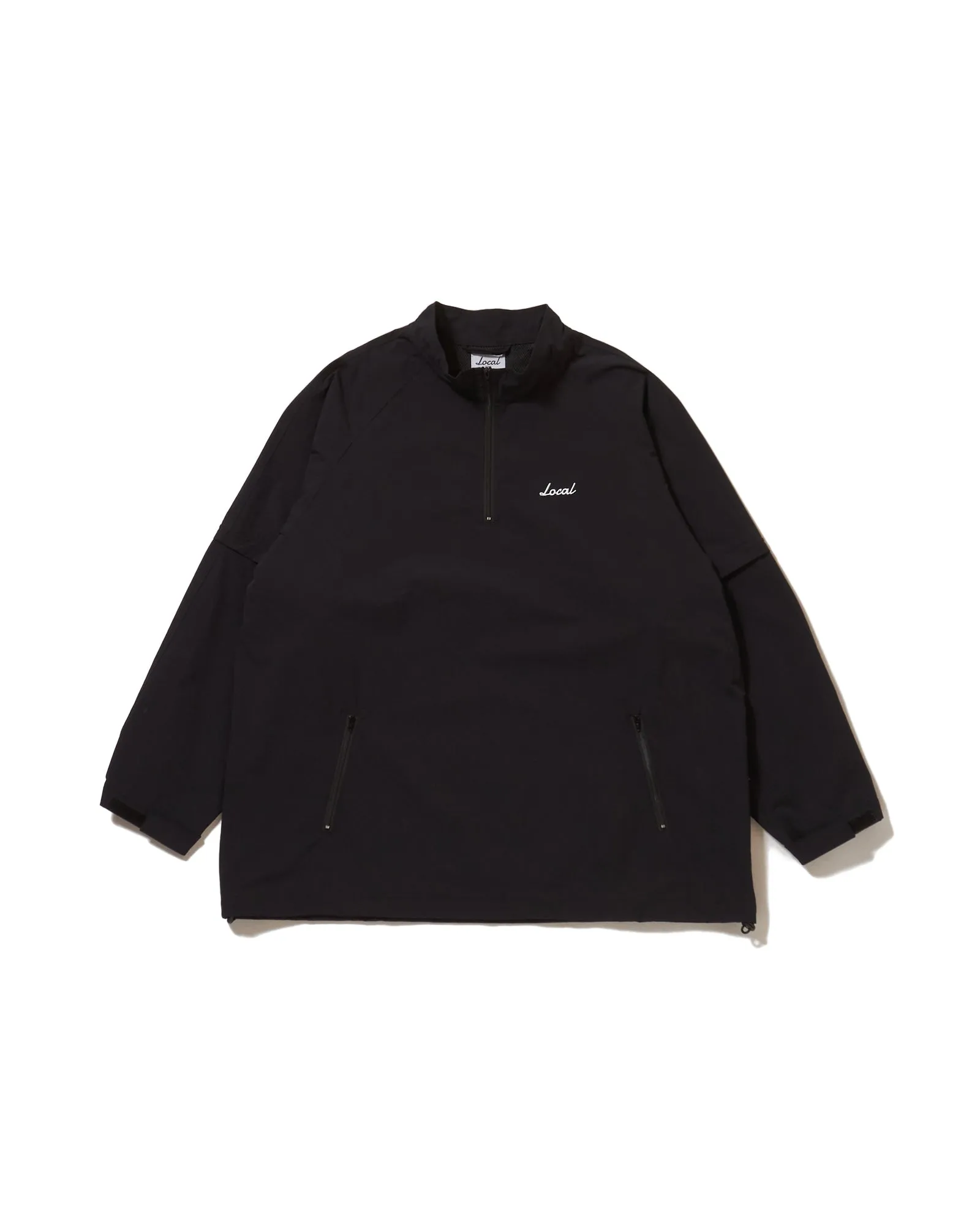 Convertible Stretch Nylon JKT  BLACK