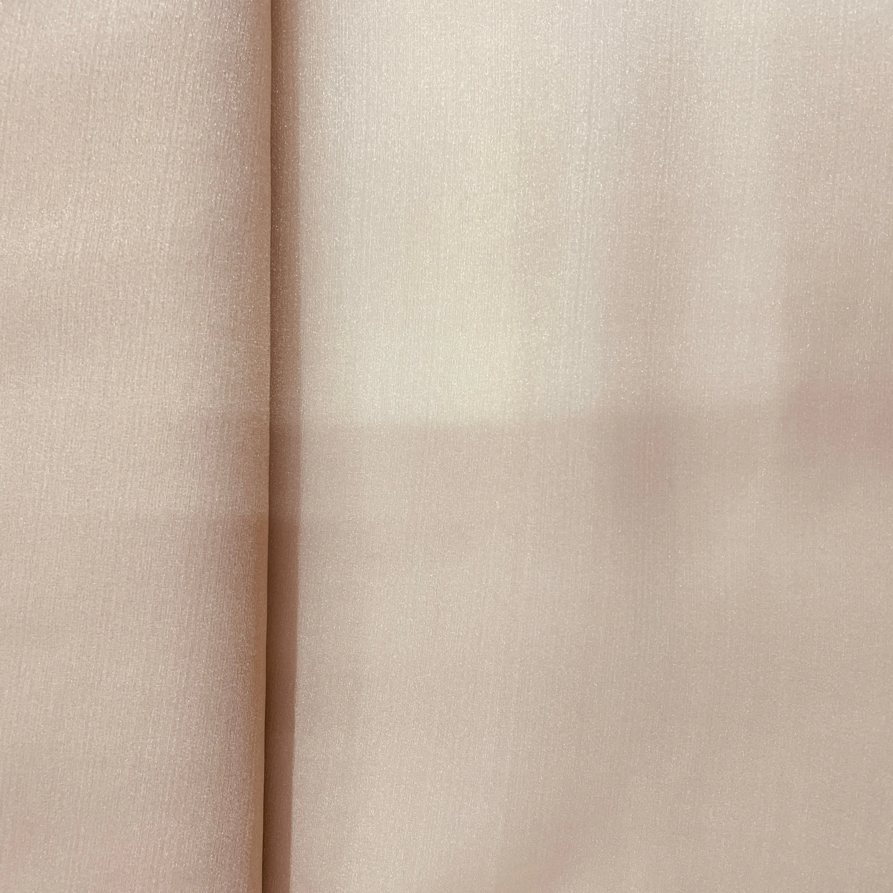 Cream Solid Tissue Fabric