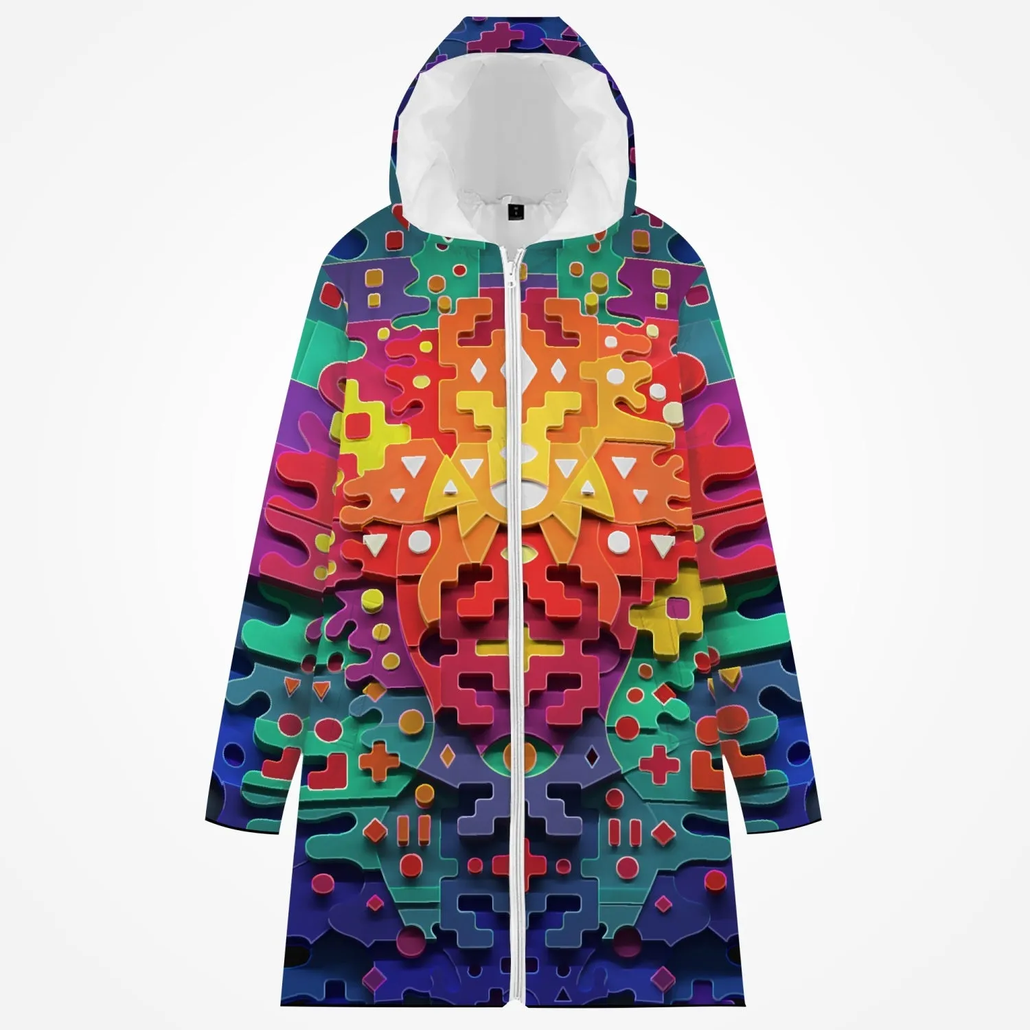 DEEP BAND Long Type Cotton-pad Zipper-up Hoodie | TAS VISUALS