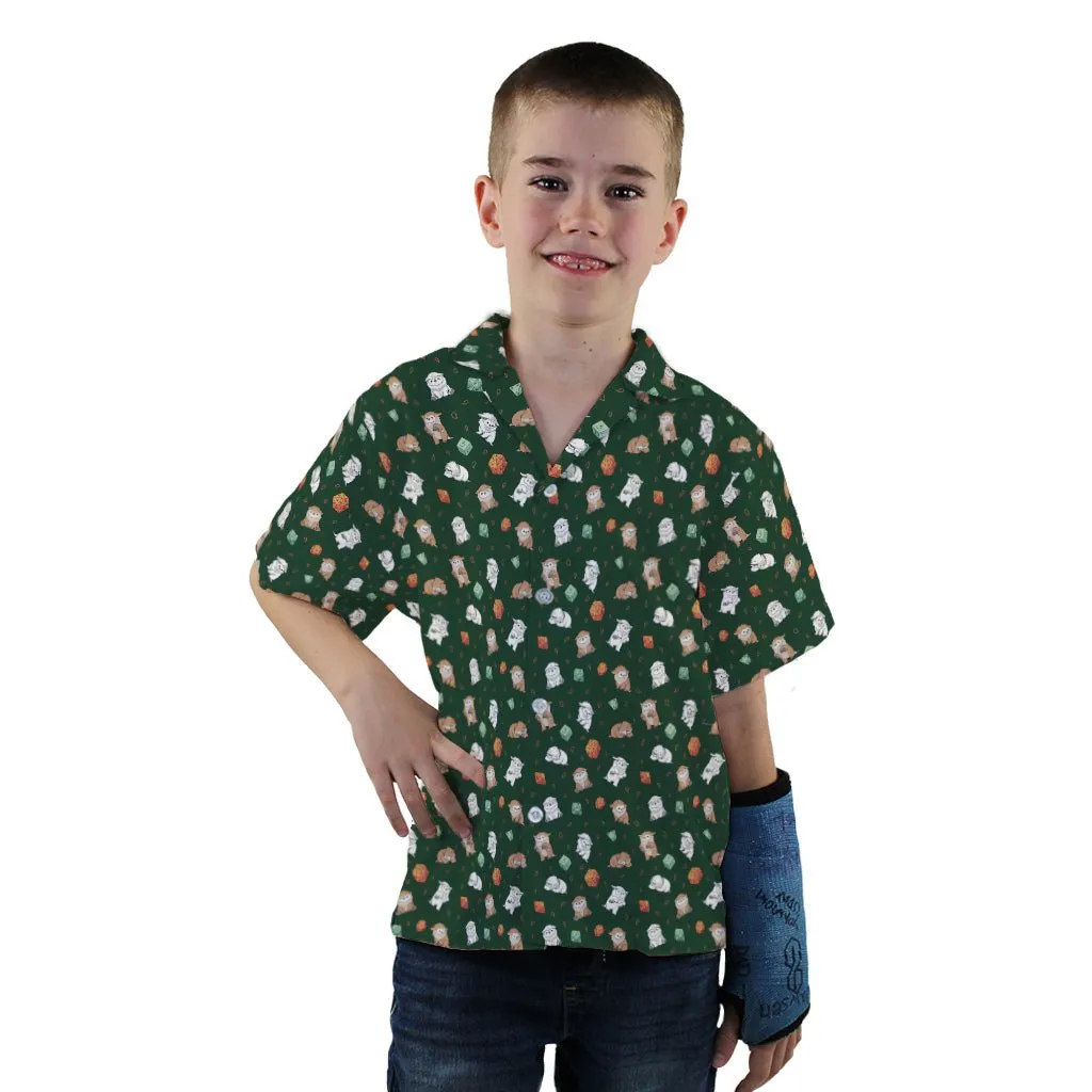 Dnd Owlbears Youth Hawaiian Shirt