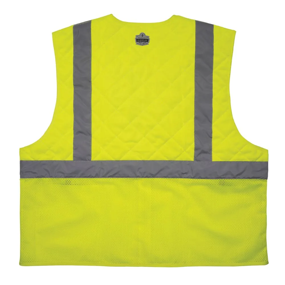Ergodyne 12715 #6668 XL Lime Class 2 Hi-Vis Safety Cooling Vest