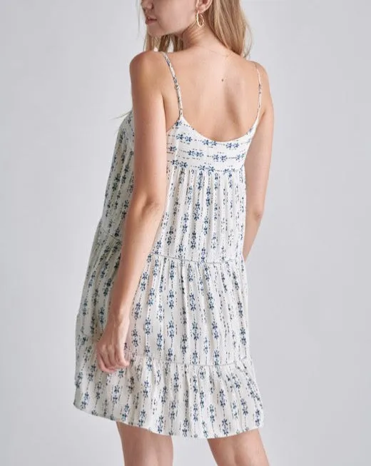 Floral Babydoll Ruffle Hem Dress
