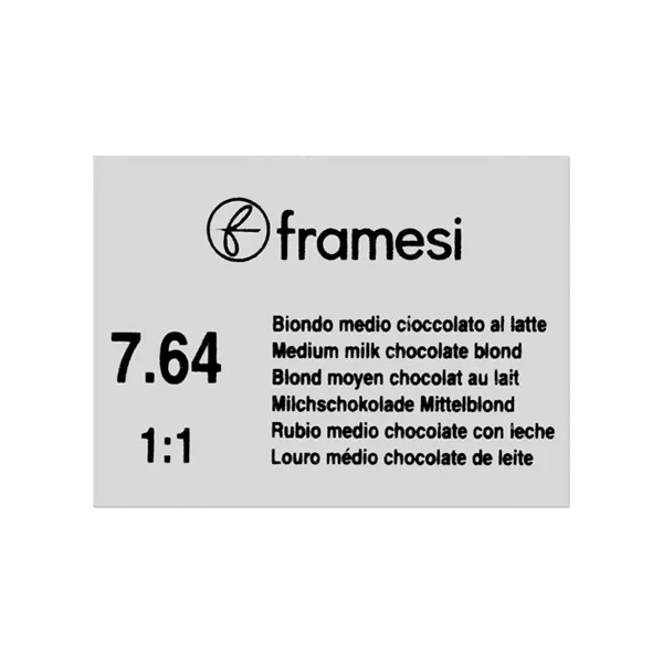 Framesi Framcolor Glamour Hair Color Cream 100ml - 7.64 Medium Milk Chocolate Blond