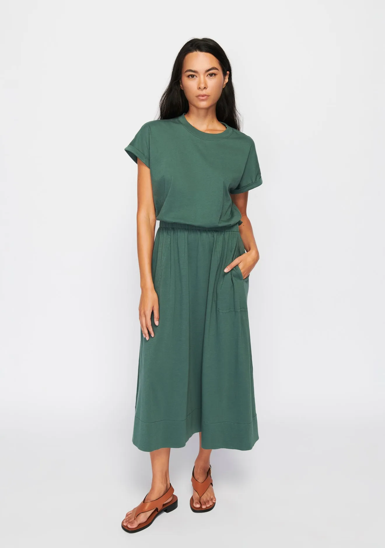 Garcelle Seamed T-Shirt Dress