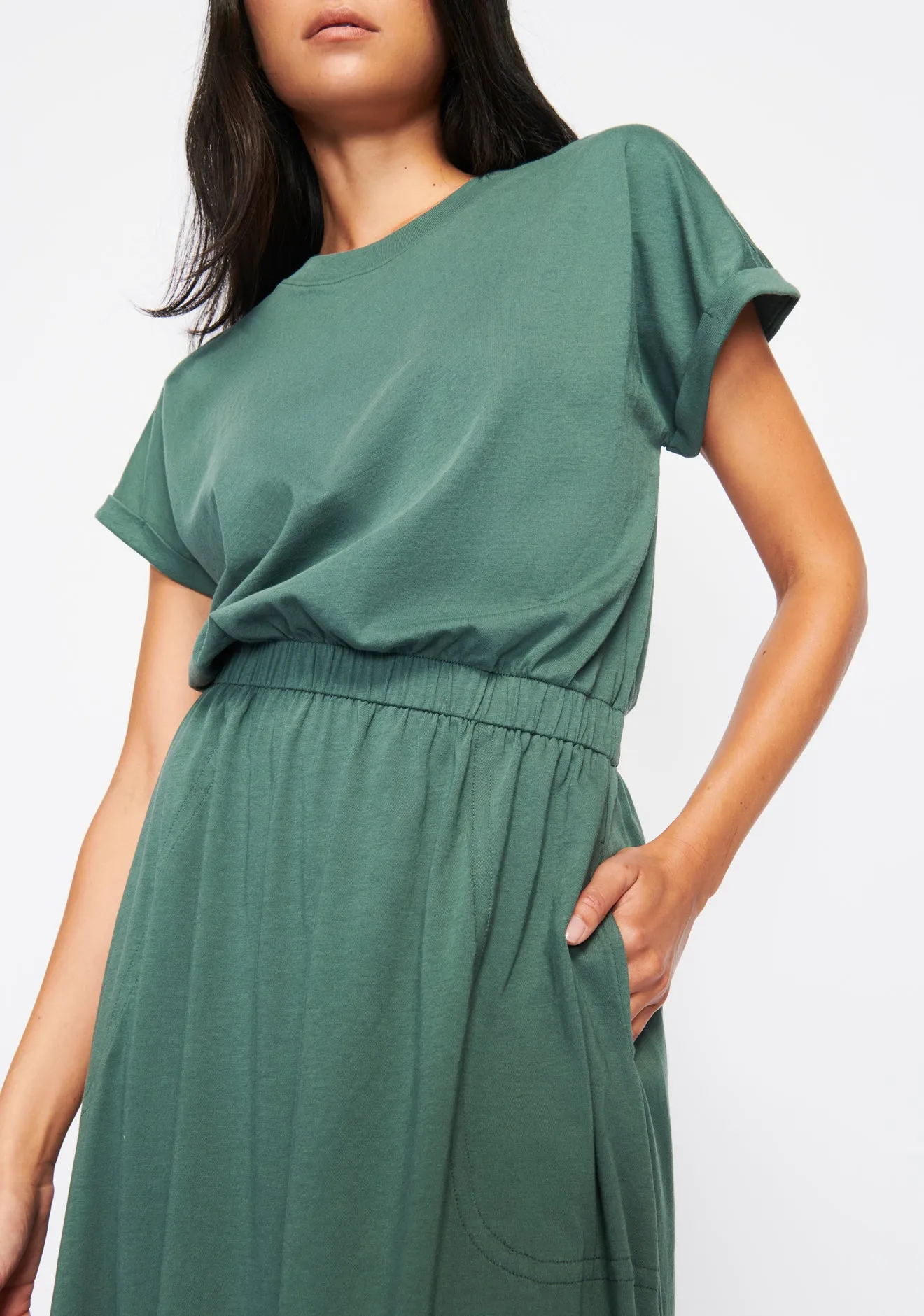 Garcelle Seamed T-Shirt Dress