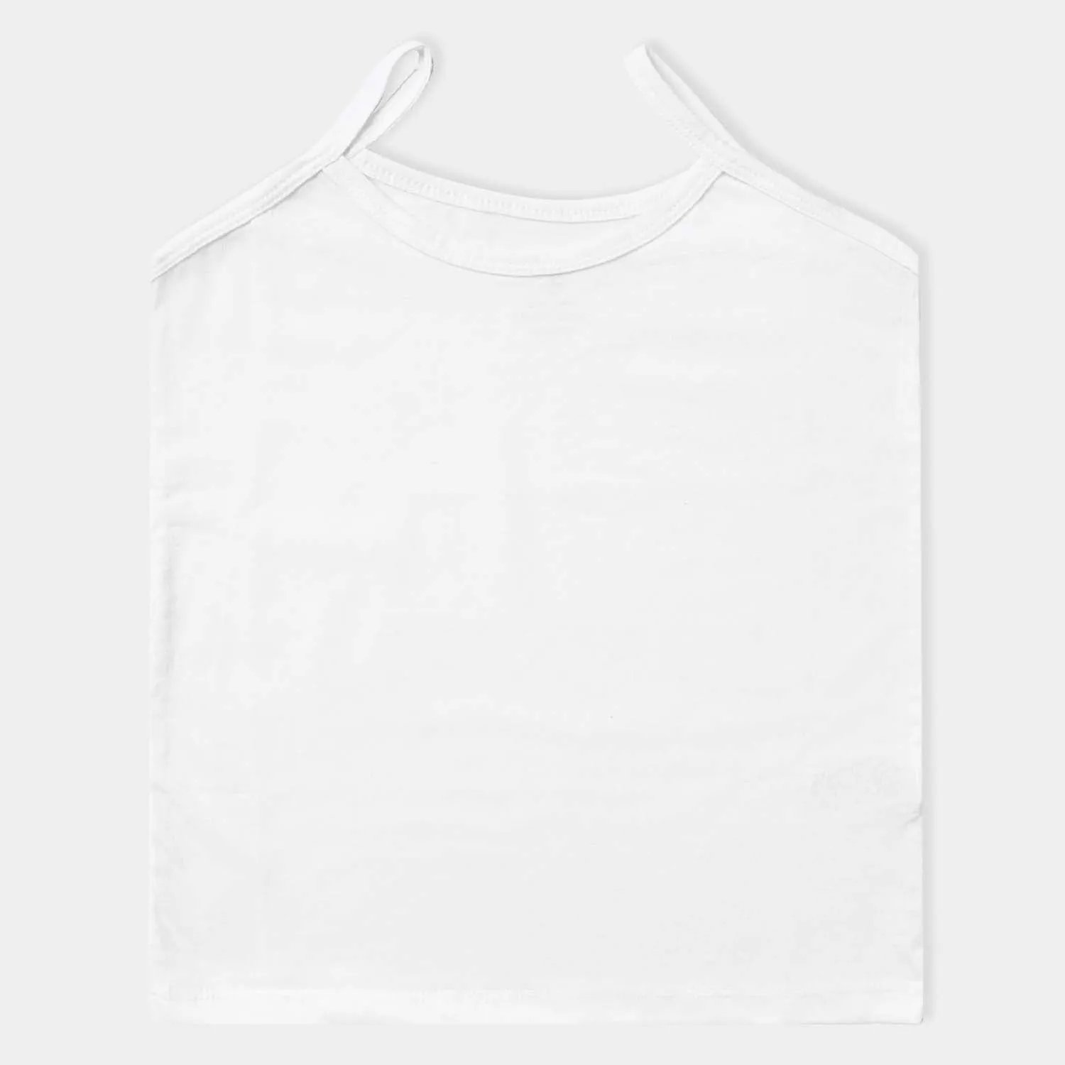 Girls Poly Cotton Jersey Cami Basic 2 Pcs-Black/White