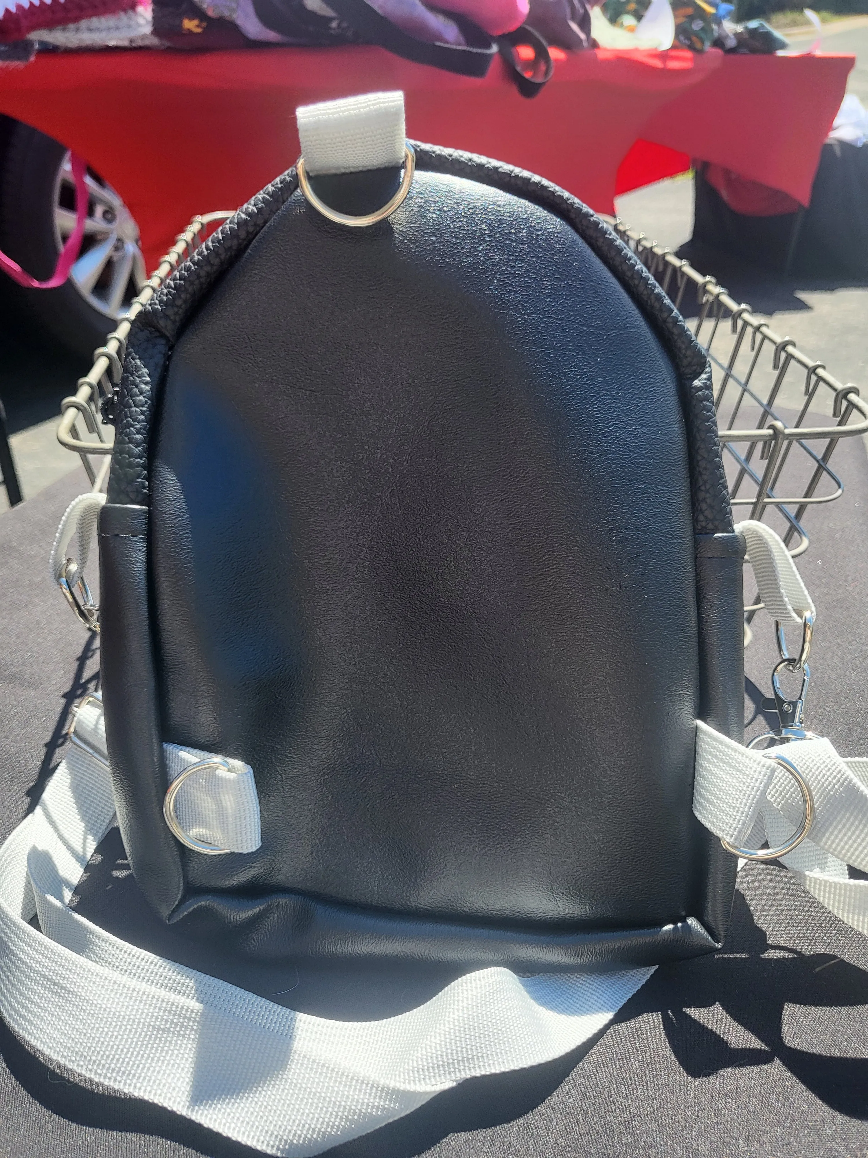 Handmade Cross body -  sling bag, with removable strap - cows