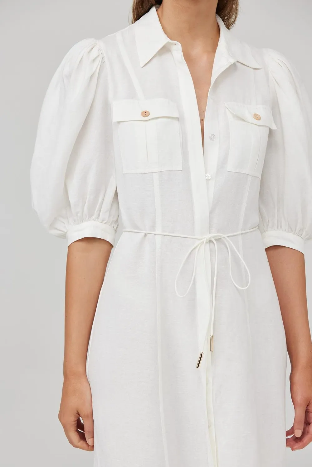 Hazel Dress- Ivory