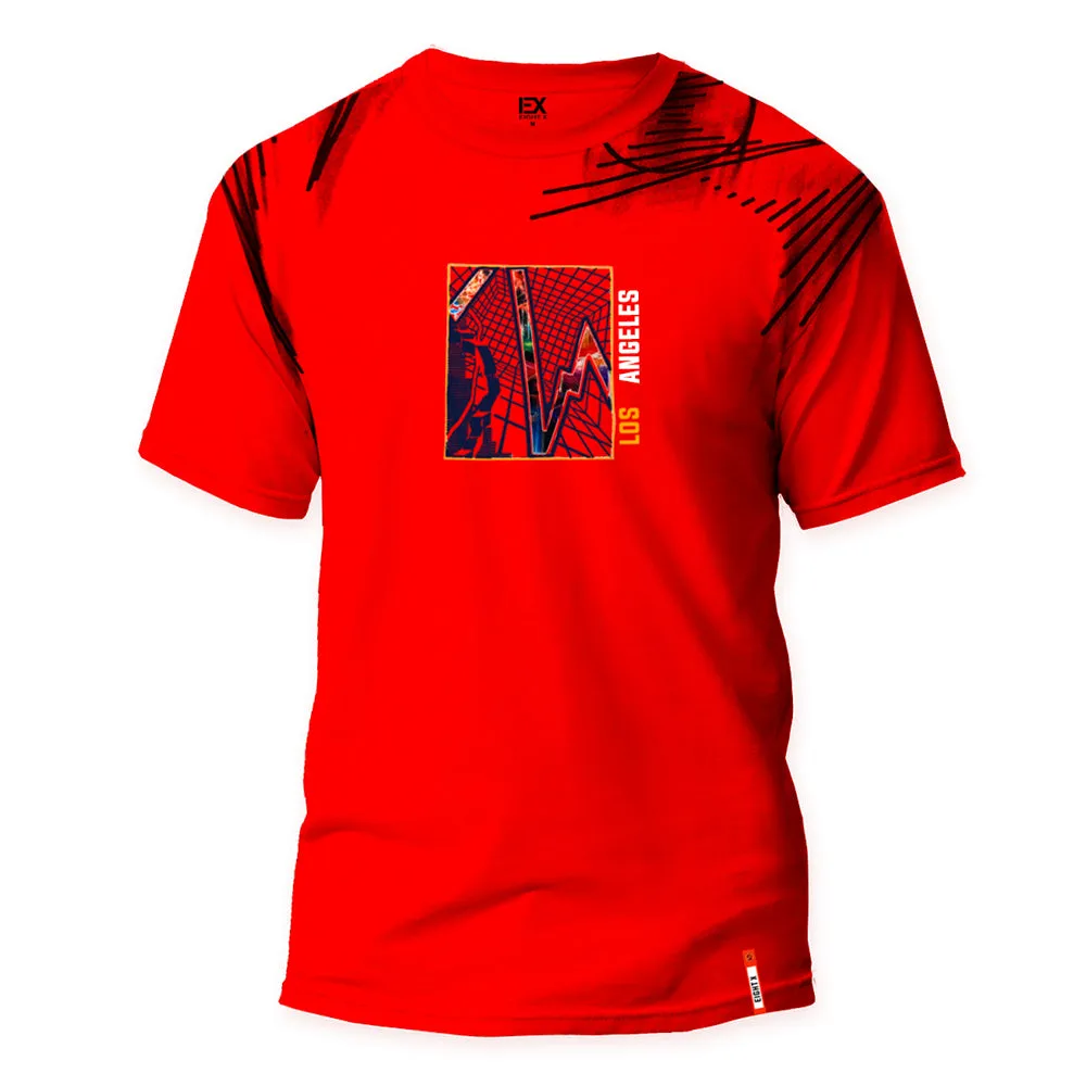 LA Boom 8X Street T-Shirt - Red