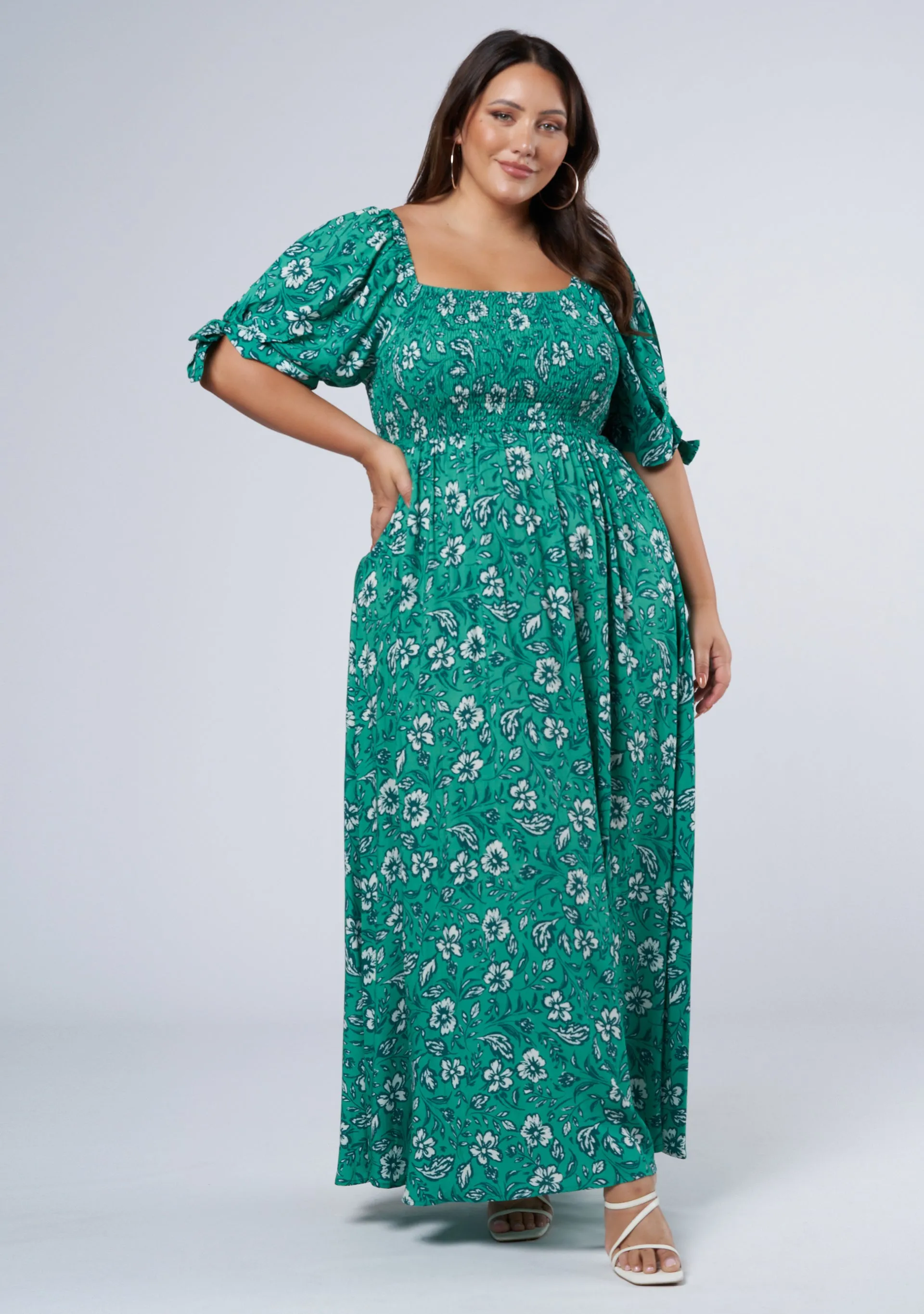 Maeve Ruffle Maxi Dress