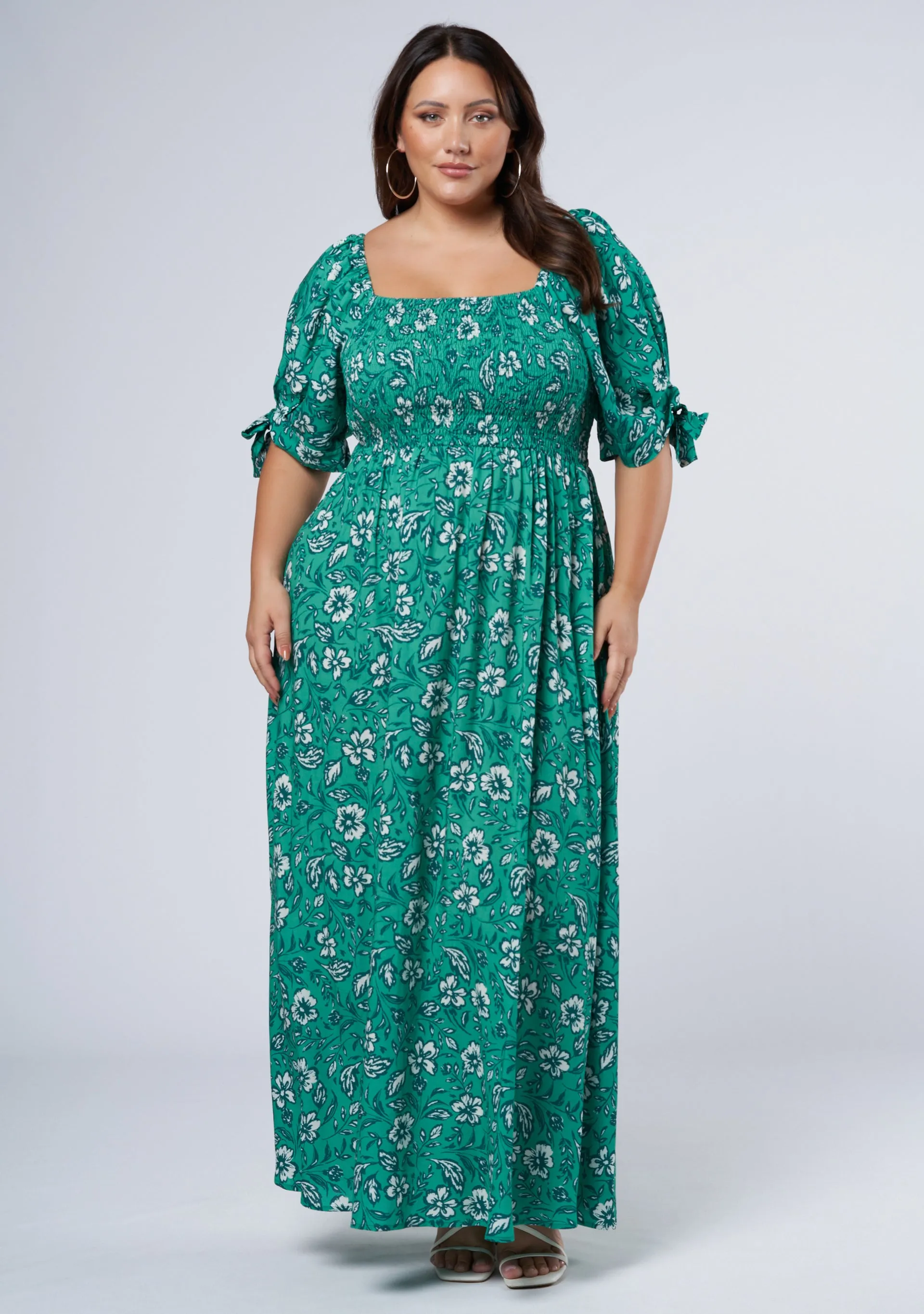 Maeve Ruffle Maxi Dress
