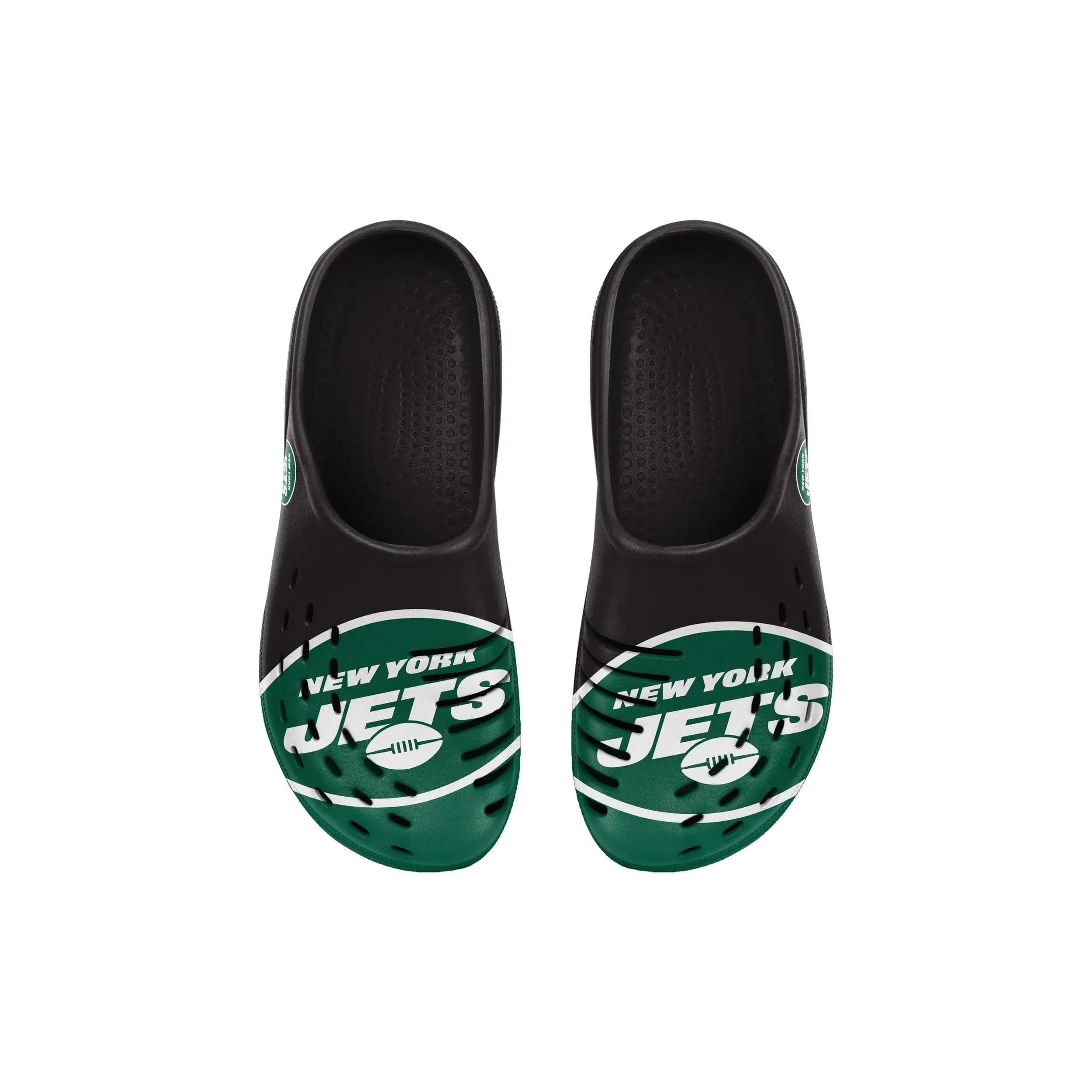 New York Jets NFL Youth Colorblock Big Logo Clog