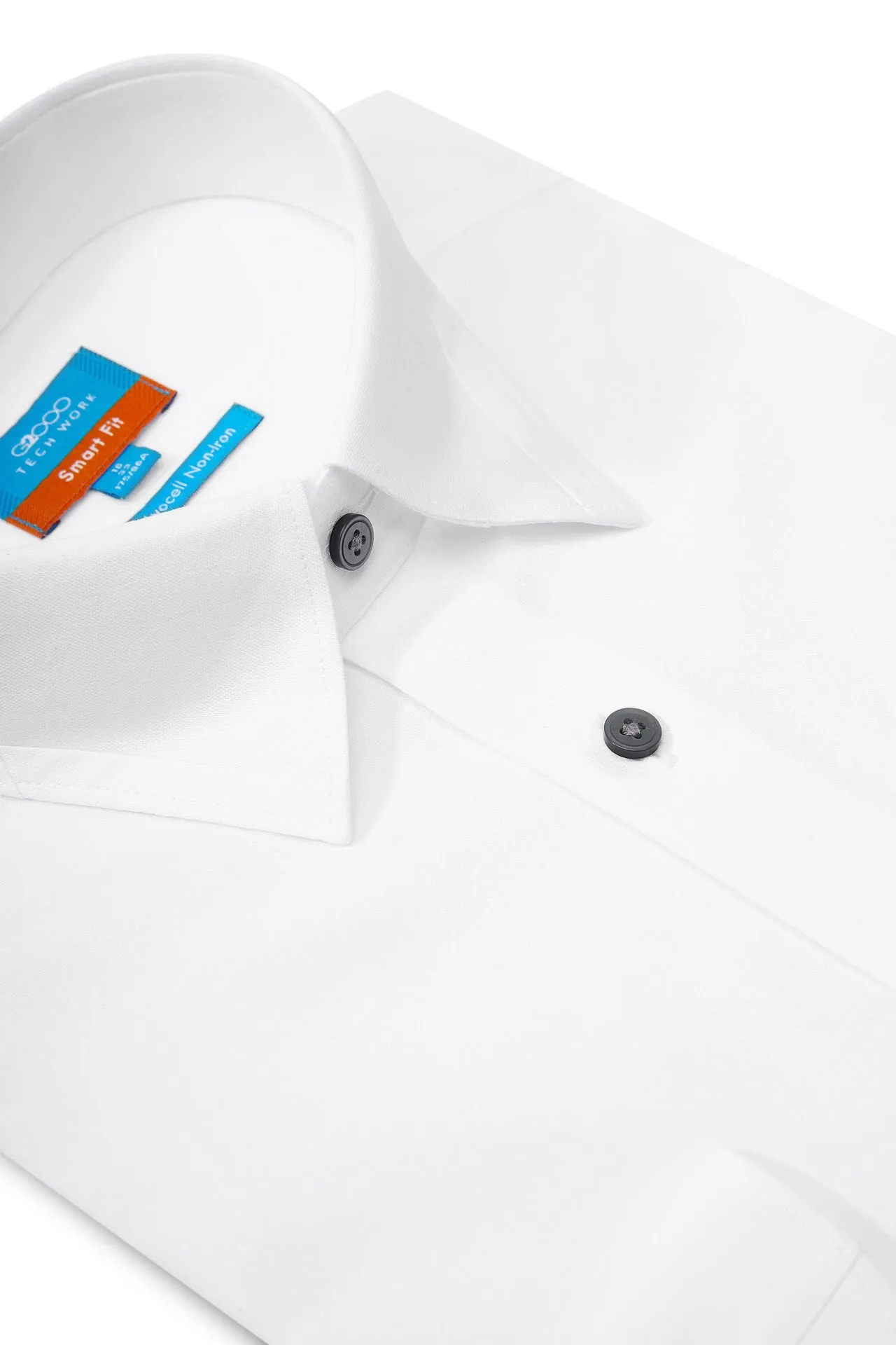 Non-Iron Super Soft Lyocell Blend Textured Shirt in Smart Fit