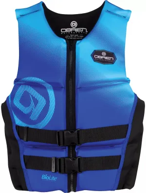 OBrien 2024 Men's Flex V-Back LTD Neoprene CGA Wake Vest Blue