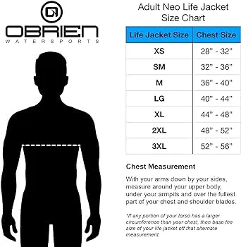 OBrien 2024 Men's Flex V-Back LTD Neoprene CGA Wake Vest Blue
