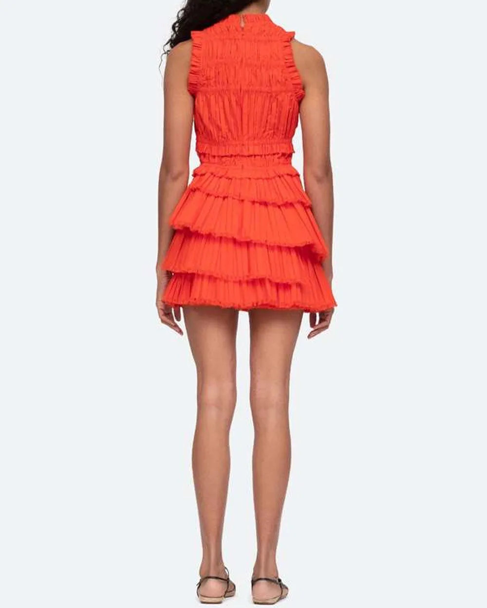 Poppy Pleated Geir Mini Dress