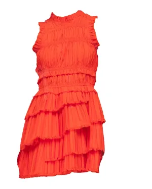Poppy Pleated Geir Mini Dress