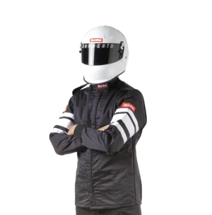 RaceQuip Multi Layer Fire Suit Jacket - Black - Large - 121005