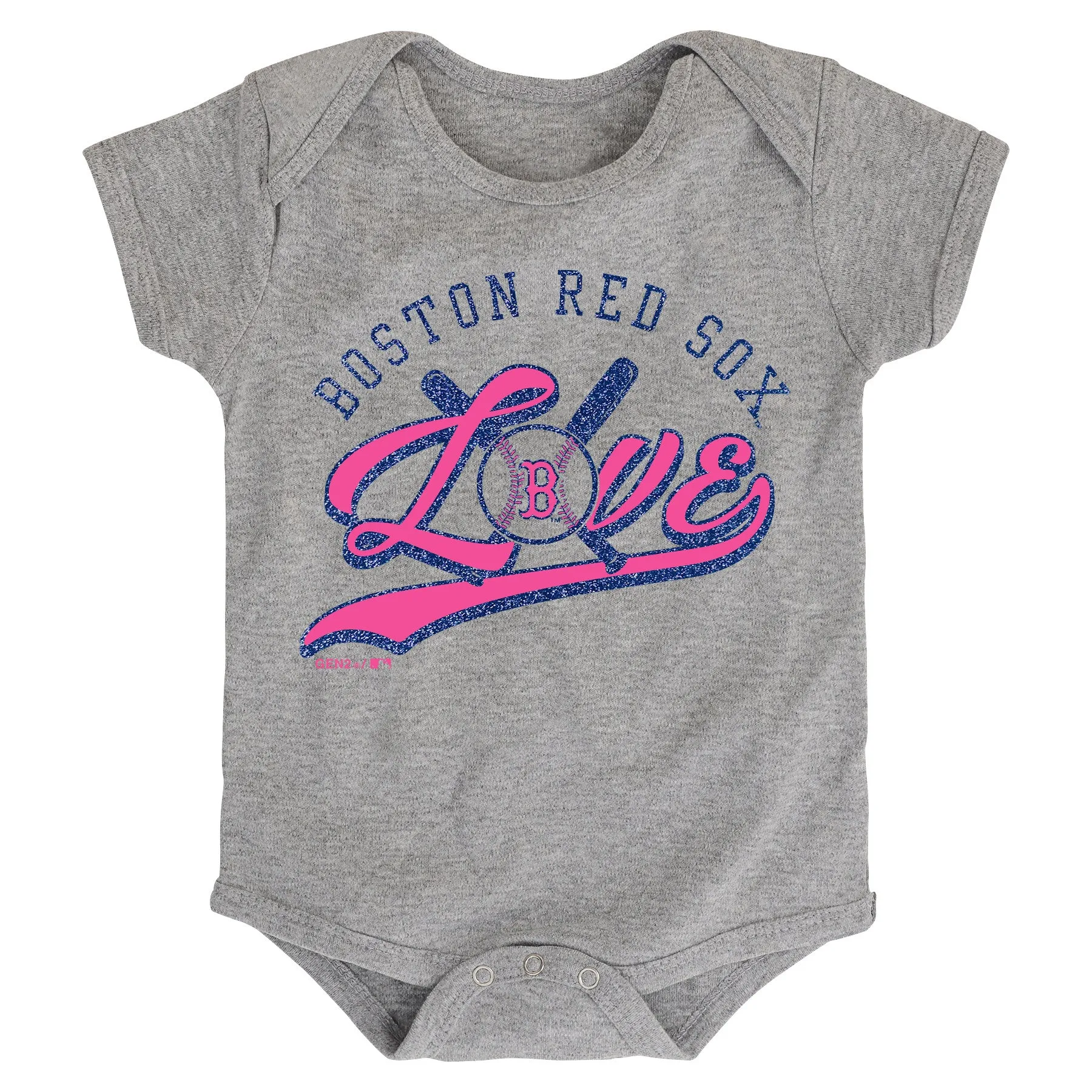 Red Sox Baseball Love Creeper 3-Pack