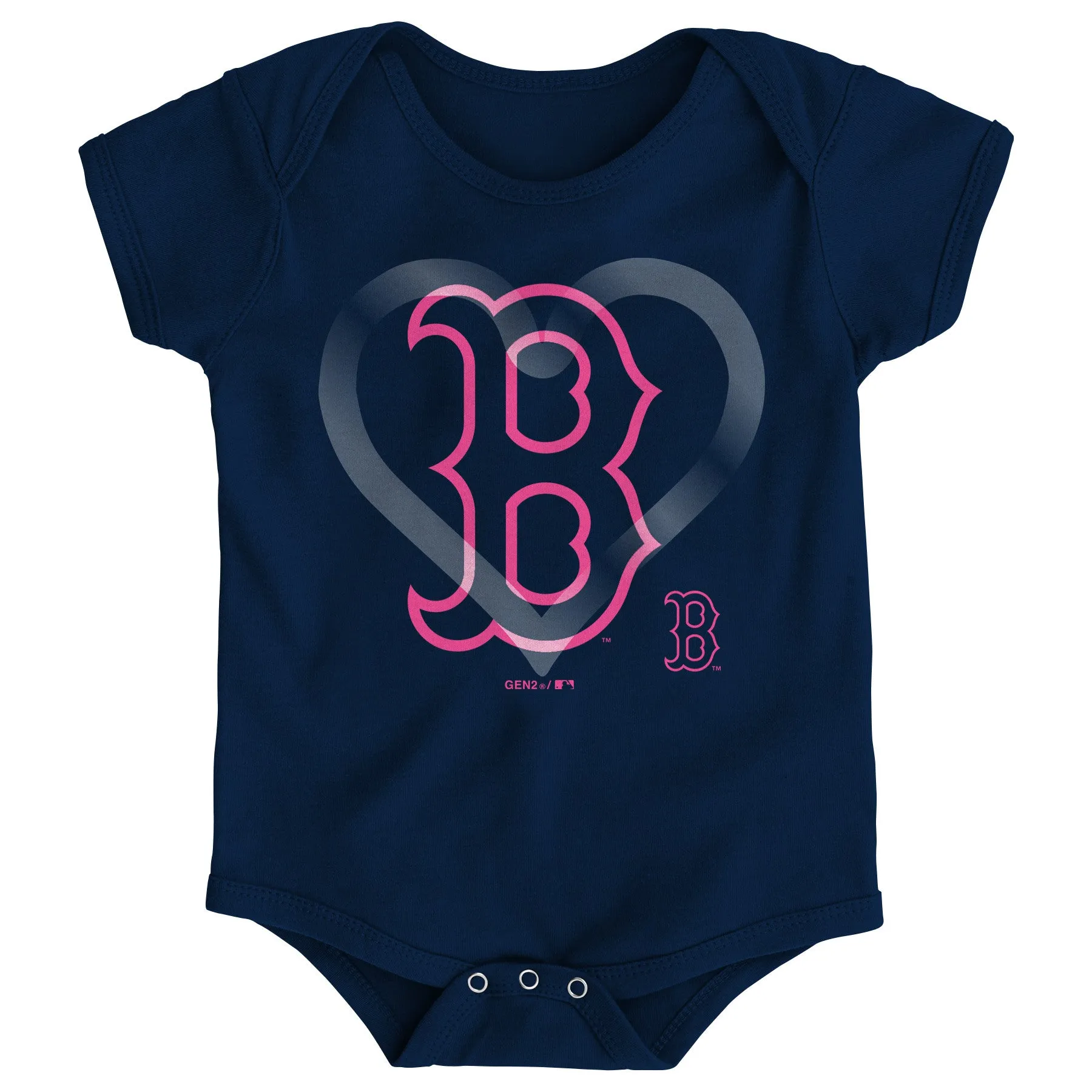 Red Sox Baseball Love Creeper 3-Pack