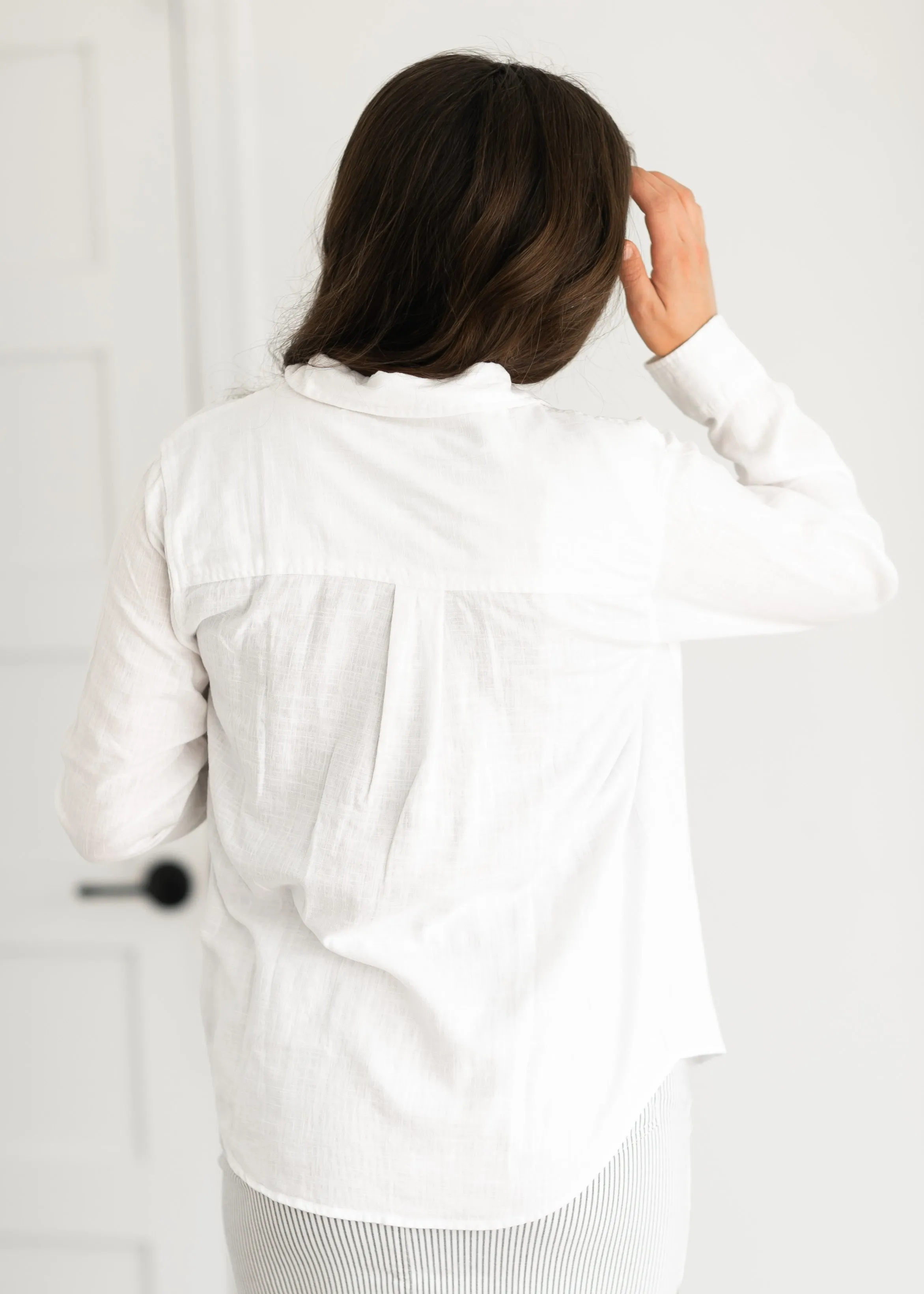 Tallulah Relaxed Fit Button Down Top - FINAL SALE