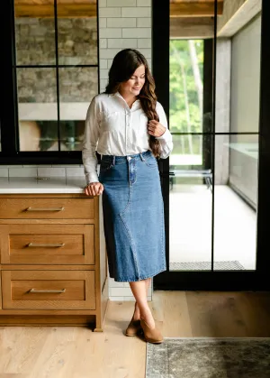 Tallulah Relaxed Fit Button Down Top - FINAL SALE