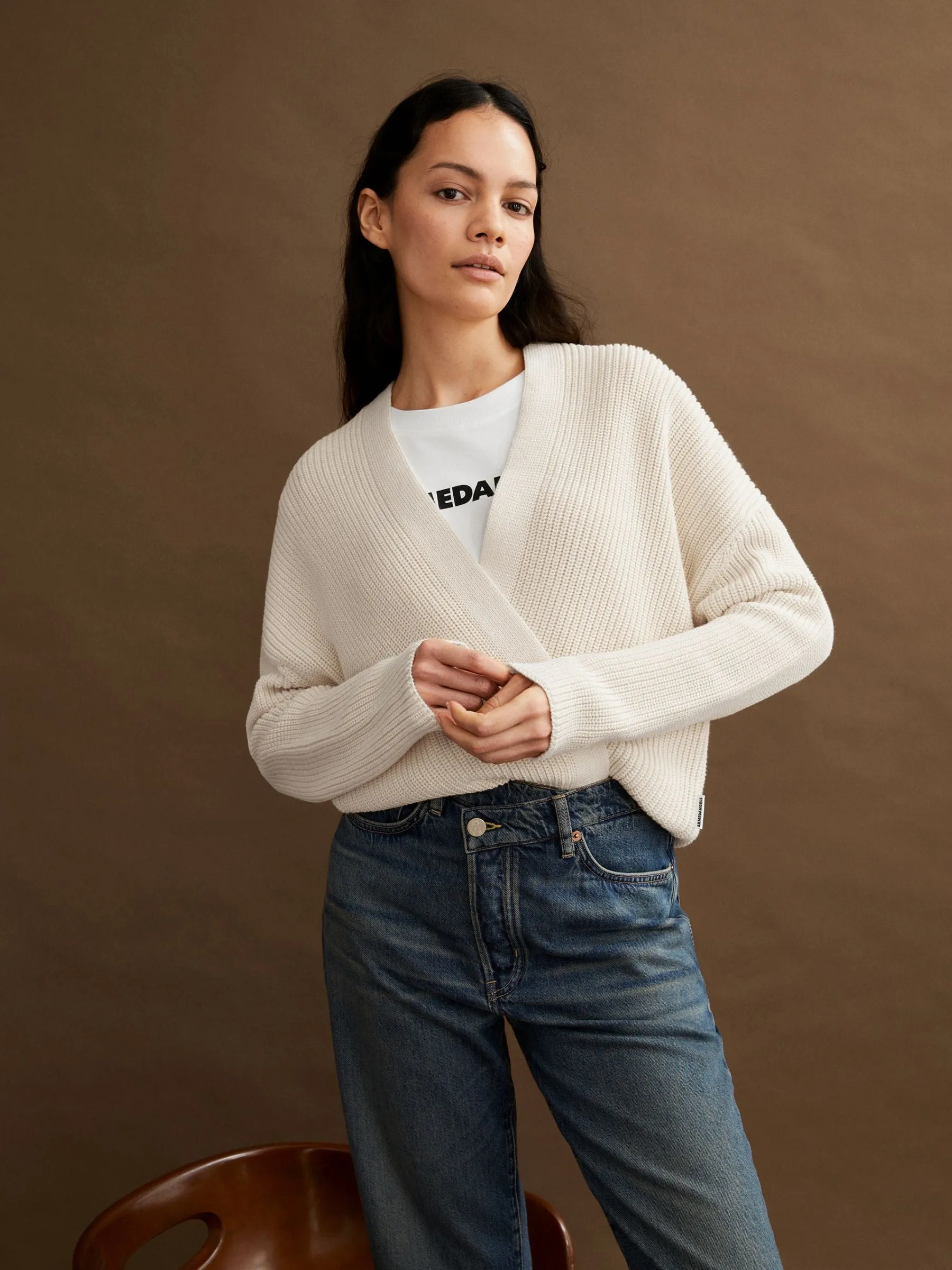 Valentinaa Oatmilk Cardigan | Armedangels