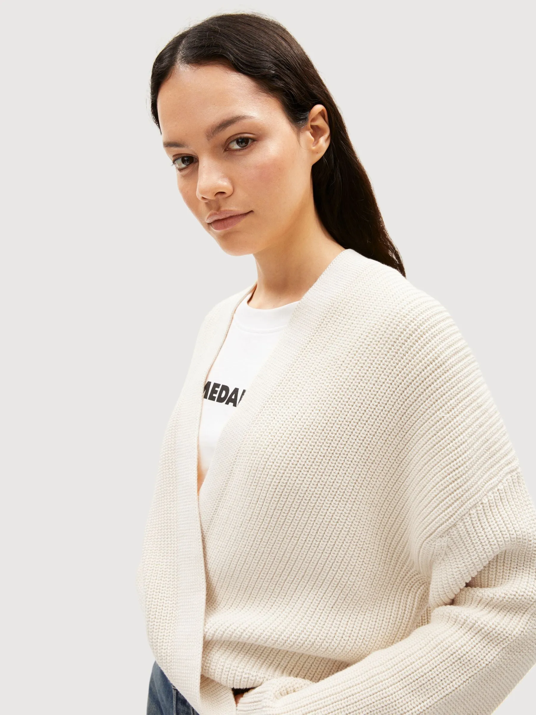Valentinaa Oatmilk Cardigan | Armedangels