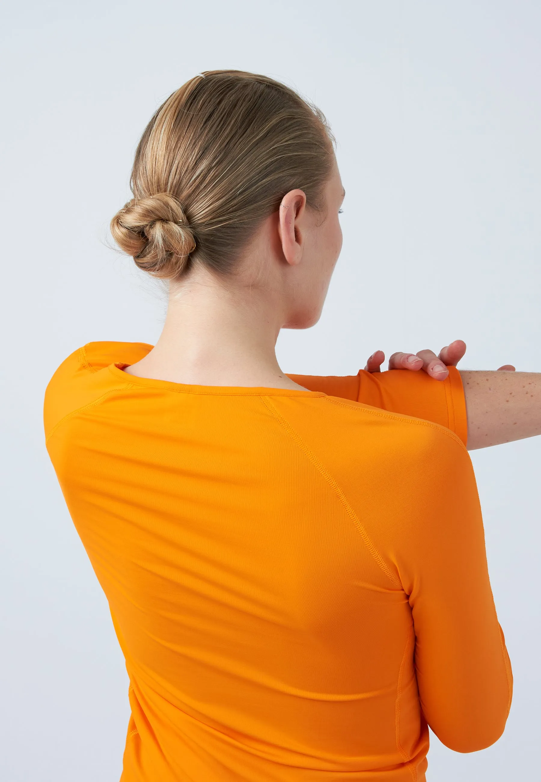 Women Tennis 3/4-Sleeve Shirt, orange